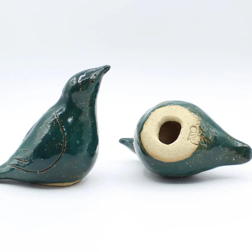 Love Birds Teal - Ceramic