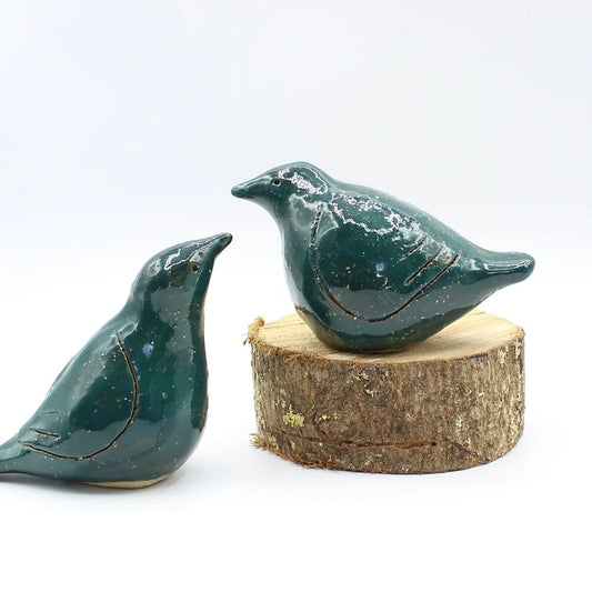 Love Birds Teal - Ceramic
