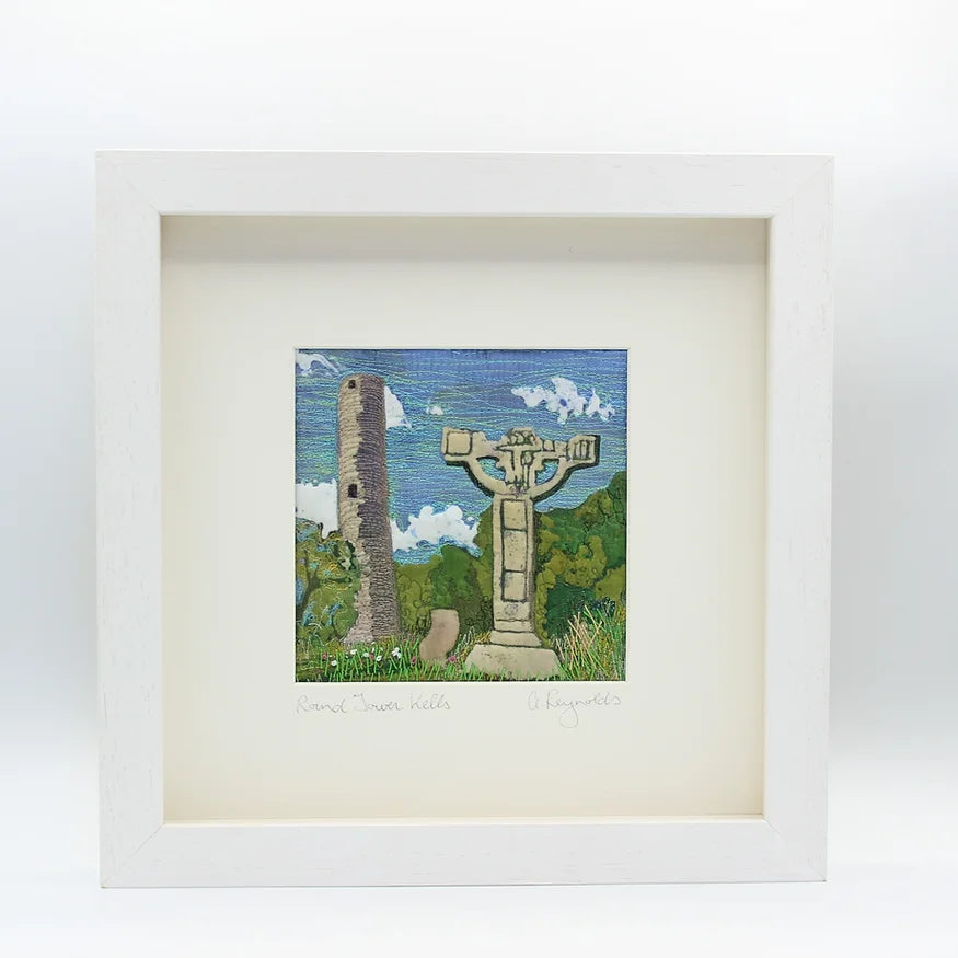 Round Tower Kells-Textile Art