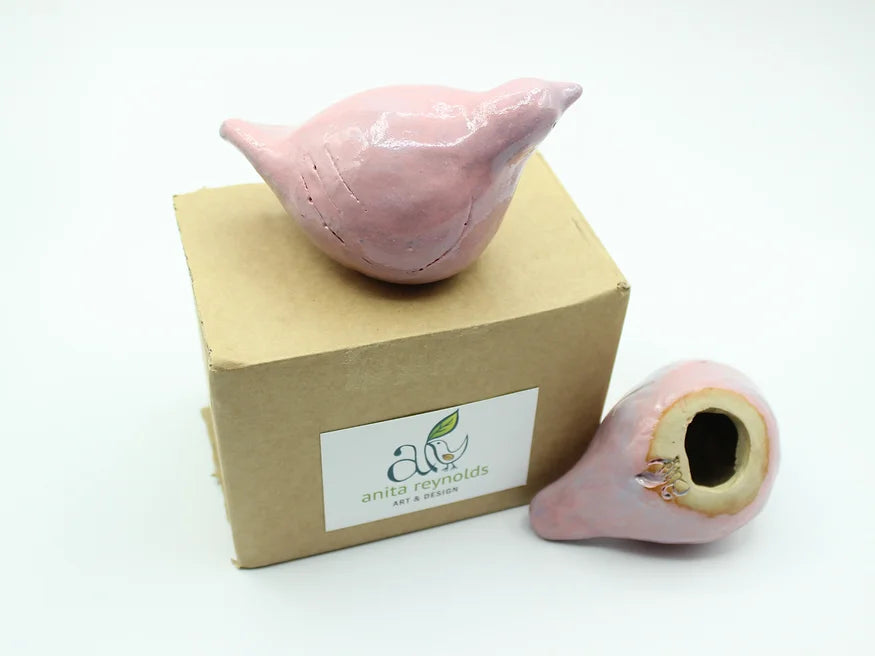 Love Birds Pastel Pink- Ceramic