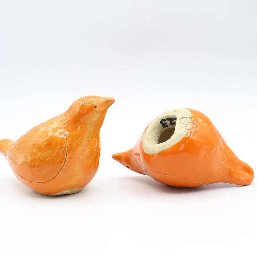 Love Birds Orange - Ceramic