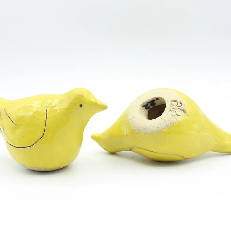 Love Birds Golden - Ceramic