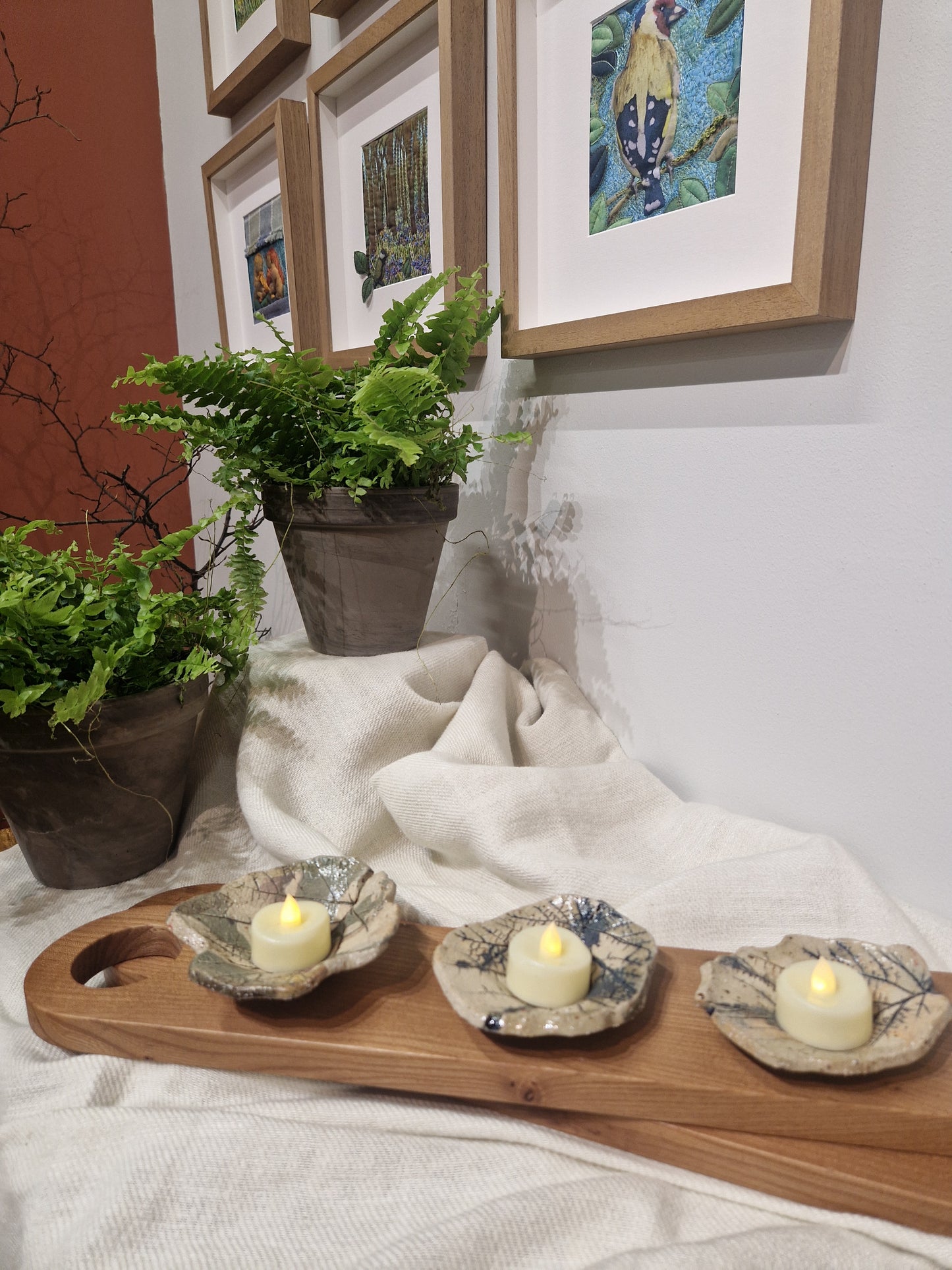 Irish Woodland Candleholders