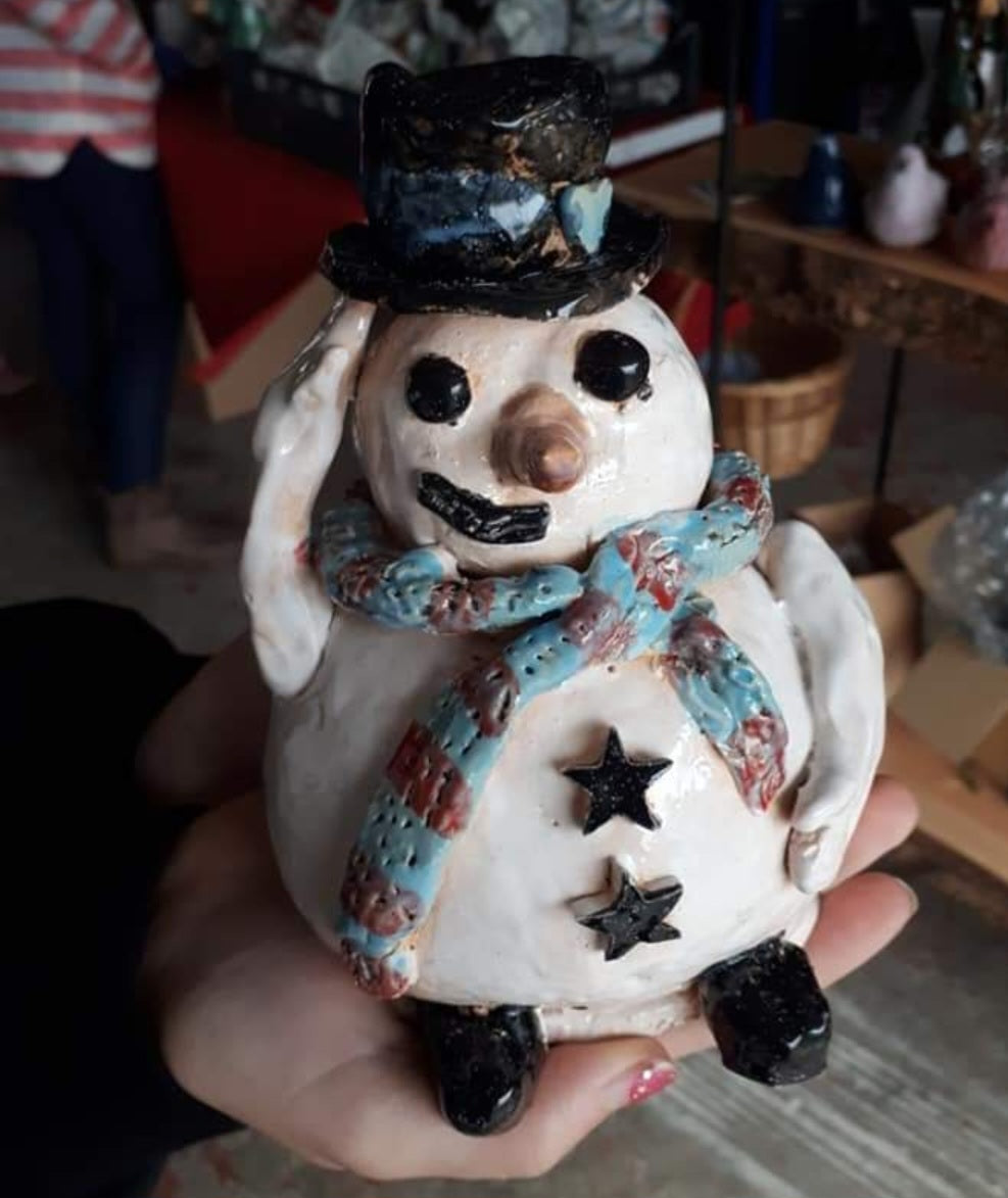 Ceramic Snowman Workshop