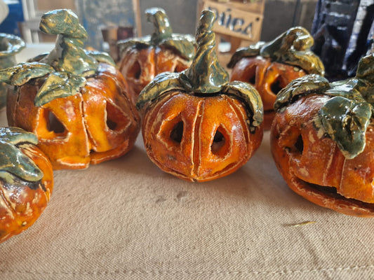 Make a Pottery Pumpkin