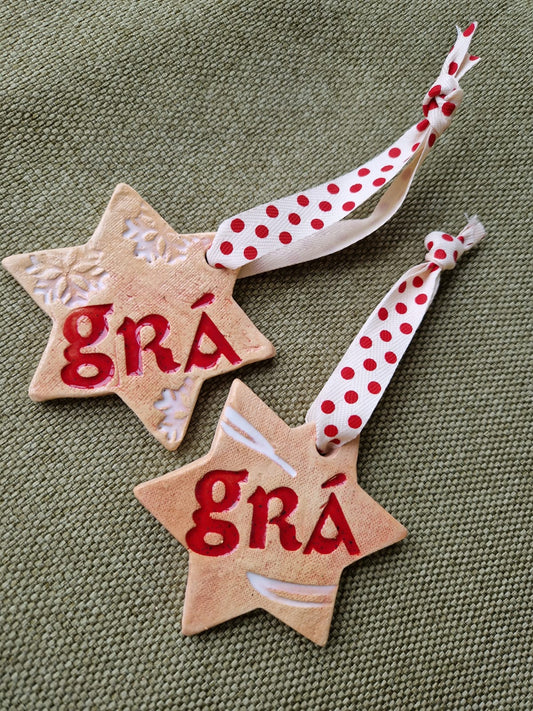 Grá Christmas Star Decoration