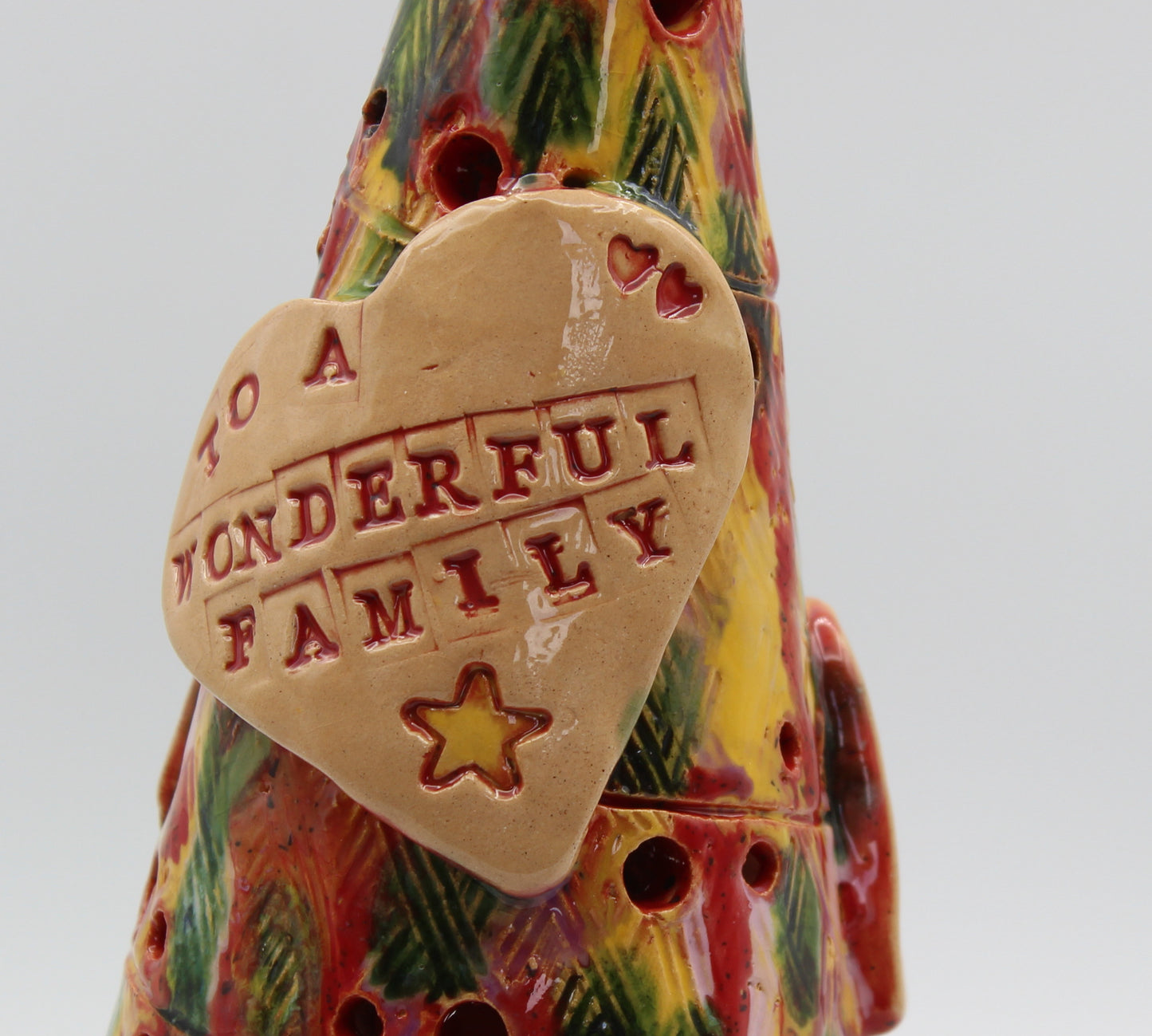 Joyful Heart Lantern- Ceramic